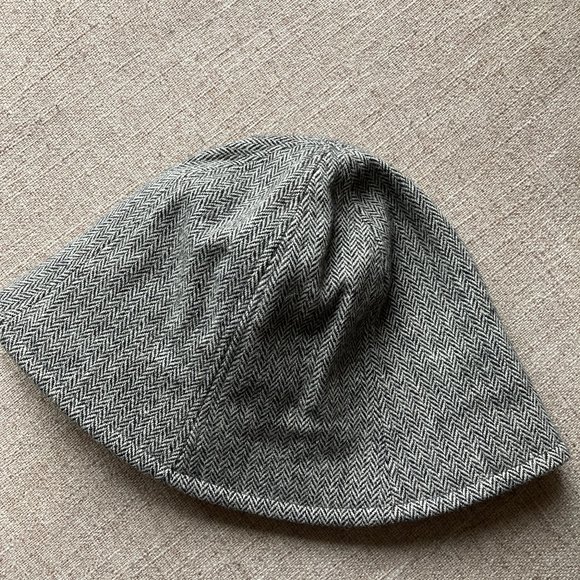 Wool Herringbone Tweed Bucket Hat - Picture 1 of 3